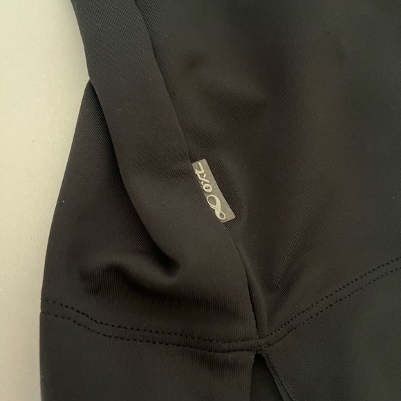 REI Black Stretch Wide Leg Crop Active Pant Size Large - Picture 3 of 5